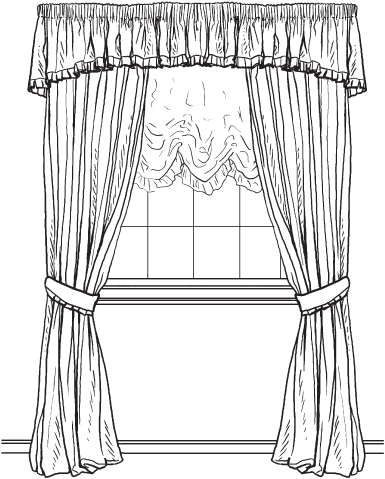 Великолепные модели штор и гардин. Антонина  Спицына. Иллюстрация 43