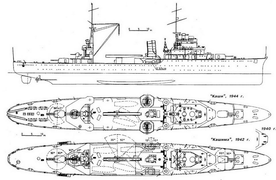 Легкие крейсера Японии. 1917-1945 гг.. Андрей Александрович Михайлов. Иллюстрация 65