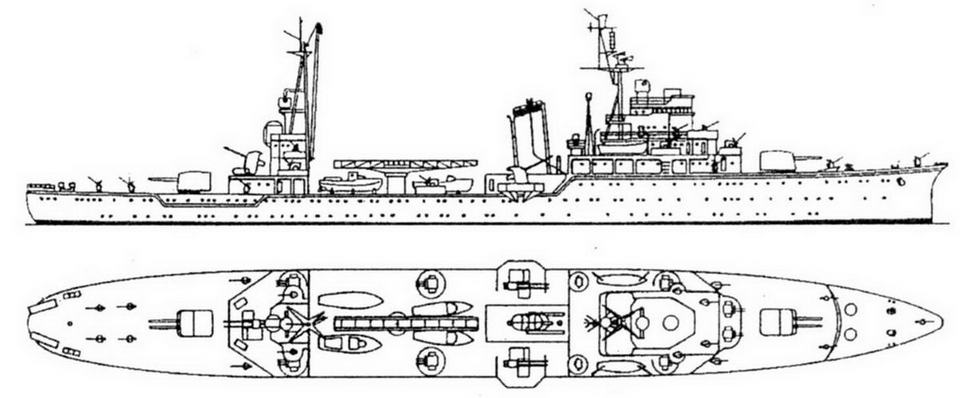 Легкие крейсера Японии. 1917-1945 гг.. Андрей Александрович Михайлов. Иллюстрация 68