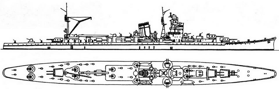 Легкие крейсера Японии. 1917-1945 гг.. Андрей Александрович Михайлов. Иллюстрация 86