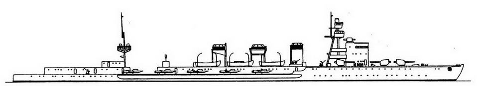 Легкие крейсера Японии. 1917-1945 гг.. Андрей Александрович Михайлов. Иллюстрация 192