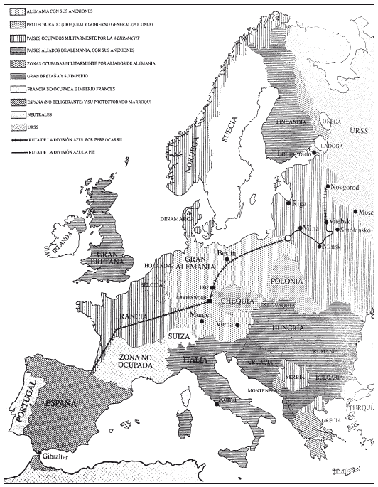Испанская дивизия — союзник Третьего рейха, 1941–1945 гг..   . Иллюстрация 3