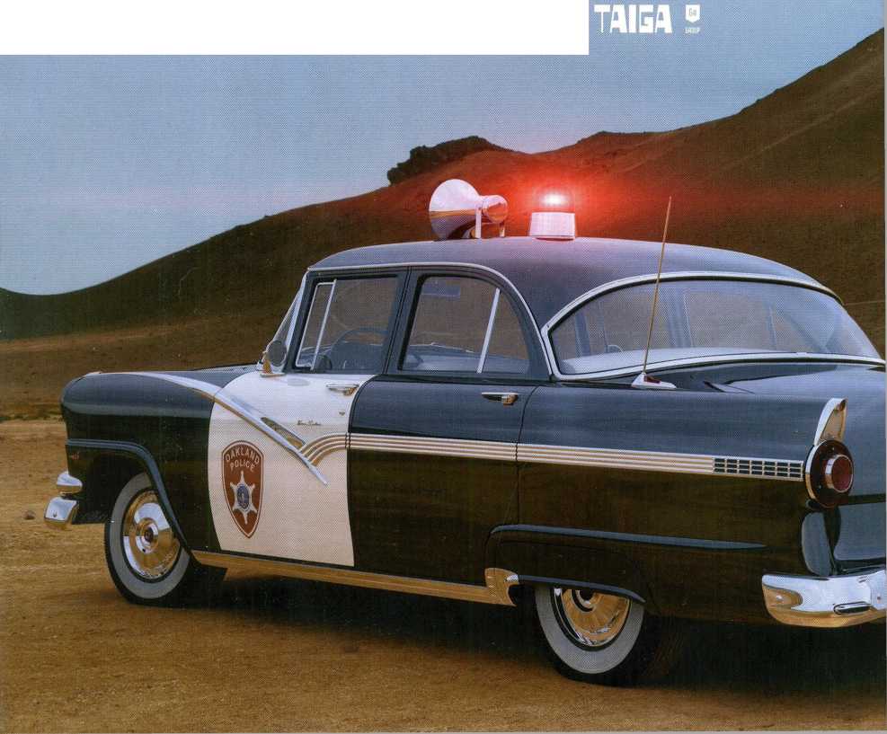 Ford Fairlane Town sedan 1956. Полиция Детройта.   журнал 