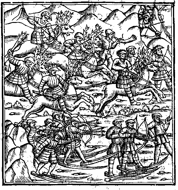 История северных народов. Олаф  Магнус. Иллюстрация 117