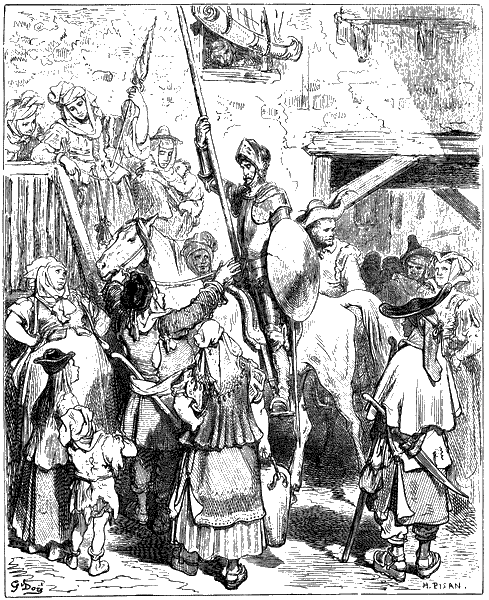 Хитроумный идальго дон Кихот Ламанчский.   . Иллюстрация 61