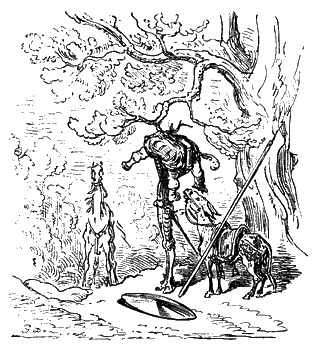 Хитроумный идальго дон Кихот Ламанчский.   . Иллюстрация 198