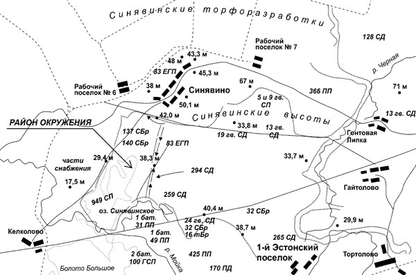 Высота 43 3. Мгинская дуга 1941-1942 гг. Синявинские высоты 1941. Карта боёв Синявинские высоты. Бои под Синявино 1943 год.