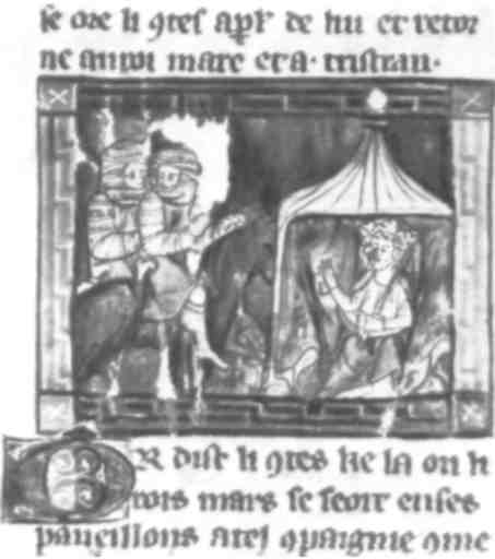 Легенда о Тристане и Изольде. Автор неизвестен -- Европейская старинная литература. Иллюстрация 7